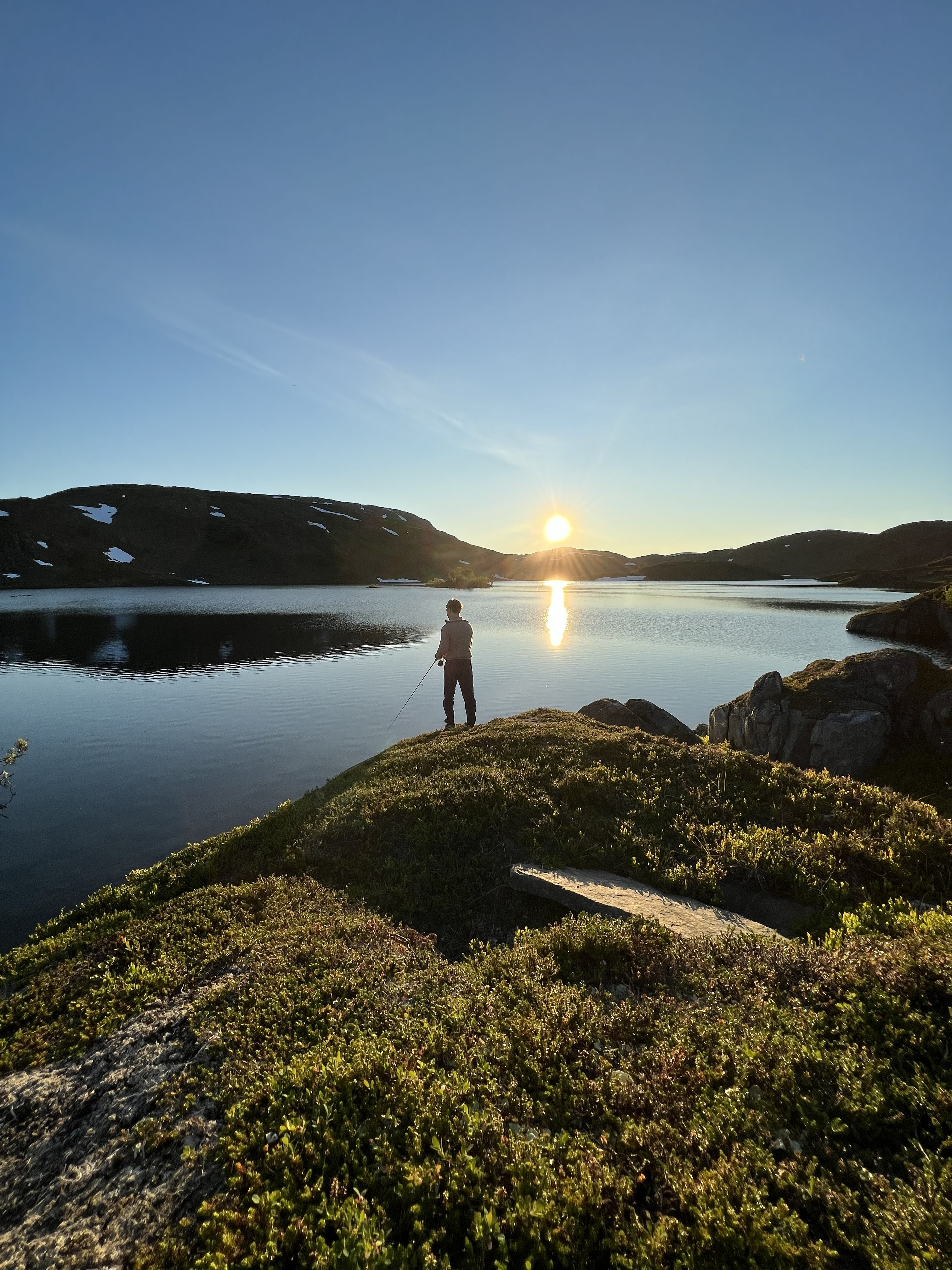 Fiske ved vannet